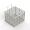 Anysizebasket Rectangular Wire Mesh Basket: 12Lx12Wx9H, 304 SS, 1/4 Rod Frame, Stacking Handles, Mesh: 2 x .063 TMT-120120090-A02S - alternate 1
